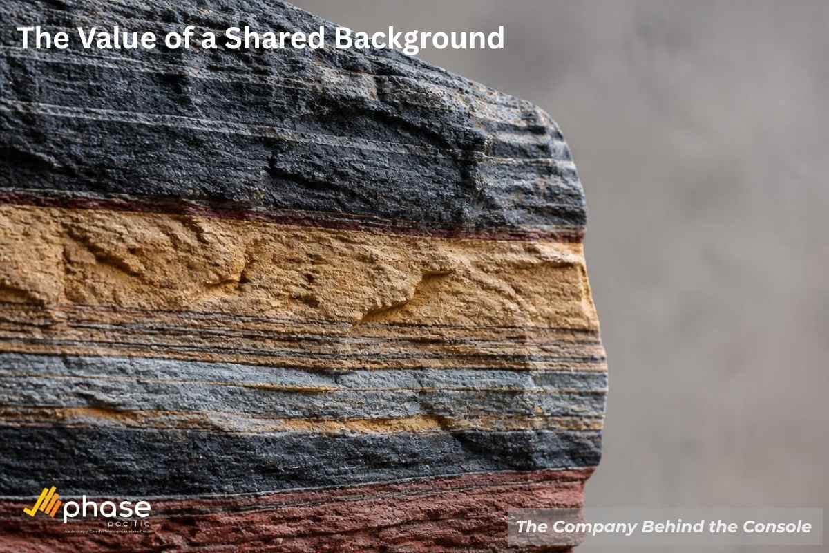 The Value of a Shared Background | The Company Behind the Console
